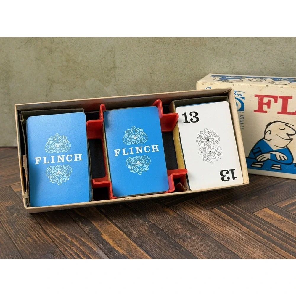Vintage Flinch (1963) Card Game - Parker Brothers - Complete